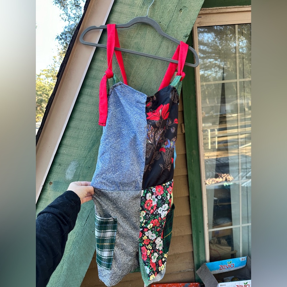 OOAK New Handmade Patchwork Romper Upcycled from 1970s Fabric Samples